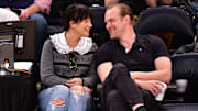 Celebrities Attend New York Knicks v New Orleans Pelicans Game