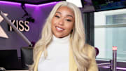 Jordyn Woods Visits KISS FM