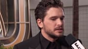 Kit Harington of 'Game of Thrones' talks the HBO series on the Golden Globes red carpet