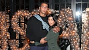 Younes Bendjima and Kourtney Kardashian at Tristan Thompson's Birthday