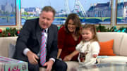 Piers Morgan and Susanna Reid on 'Good Morning America'