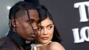 Kylie Jenner and Travis Scott at "Look Mom I Can Fly" Los Angeles Premiere