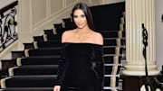 Kim Kardashian At The VIOLET GREY x Victoria Beckham Beauty LA Dinner