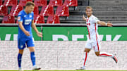Sebastian Andersson bejubelt sein 1. Tor für den 1. FC Köln