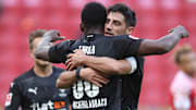 Lars Stindl bejubelt den 1:0-Führungstreffer