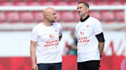Sport-Vorstand Rouven Schröder und Trainer Achim Beierlorzer können positiv in die neue Saison des FSV Mainz blicken