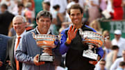 Tío y sobrino: Toni y Rafa Nadal.