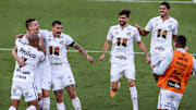 2020 Brasileirao Series A: Palmeiras v Santos Play Behind Closed Doors Amidst the Coronavirus (COVID