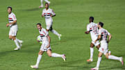 2020 Brasileirao Series A: Sao Paulo v Red Bull Bragantino Play Behind Closed Doors Amidst the