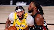 Davis fue el mejor anotador de los Lakers en el primer juego de las finales de 2020
