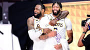 LeBron James y Anthony Davis anunciaron sus números para la temporada 2020-21 de la NBA