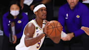 Rajon Rondo fue parte del equipo de los Lakers que ganó el campeonato en 2020 