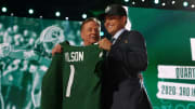 Zach Wilson and Roger Goodell.
