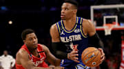 Kyle Lowry y Russell Westbrook son dos de los bases de la NBA en la actualidad