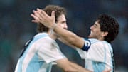 Ruggeri y Maradona en Italia