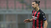 Zlatan Ibrahimovic lors de la défaite de Milan face au LOSC. 
