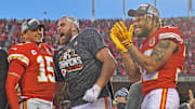 Travis Kelce terrified Jim Nantz with his postgame interview on Sunday.