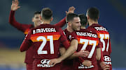 L'esultanza al gol di Mkhitaryan