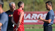 Mourinho e il suo vice, Joao Sacramento