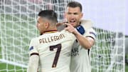 Edin Dzeko e Lorenzo Pellegrini