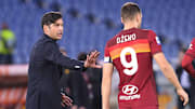 Paulo Fonseca ed Edin Dzeko 