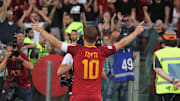 Totti dinanzi ai tifosi nella sua ultima partita