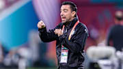 Xavi has again been linked with a return to Barcelona