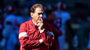 Nick Saban coaching vs Mississippi State