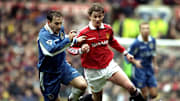 Albert Ferrer and Ole Gunnar Solskjaer