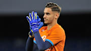 Alex Meret player of Napoli, during the match of the Italian...