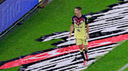 Alvaro Fidalgo celebrando su gol con América