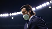 El entrenador Santiago Solari.