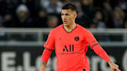 Leandro Paredes lors de la rencontre Paris Saint-Germain-Amiens. 