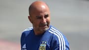 Jorge Sampaoli avec la sélection argentine. 