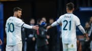 Leo Messi y Paulo Dybala, compañeros con Argentina
