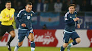 Tevez con Messi en la Selección