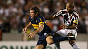 Martín Palermo, uno de los grandes ídolos de Boca, en la semifinal de la Copa Libertadores 2008 ante Fluminense.