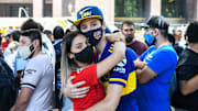 Argentinians Hold Massive Funeral For Diego Maradona - Boca y River, unidos.