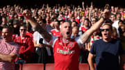 Arsenal Fans im Emirates-Stadium.