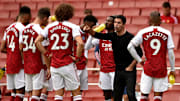 Arteta went for a back four on Sunday and Arsenal looked confused and nervy