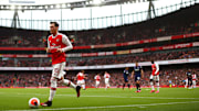 Mesut Özil lors de son dernier match à l'Emirates face à West Ham. 