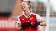 Vivianne Miedema celebrates against Bristol City