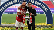 Mikel Arteta has defended Pierre-Emerick Aubameyang