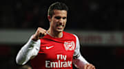 Robin van Persie con los Gunners