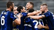 L'esultanza dell'Inter 