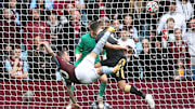 Aston Villa's Danny Ings opened the scoring against Newcastle with a blistering volley on the cusp of half-time.