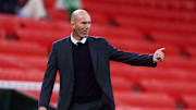 Zinedine Zidane lorsqu'il était entraîneur au Real Madrid 
