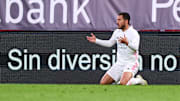 Hazard se lamenta en Bilbao