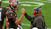 Tom Brady and Bruce Arians