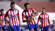 El jugador Nicolás Ibáñez del Atlético San Luis.